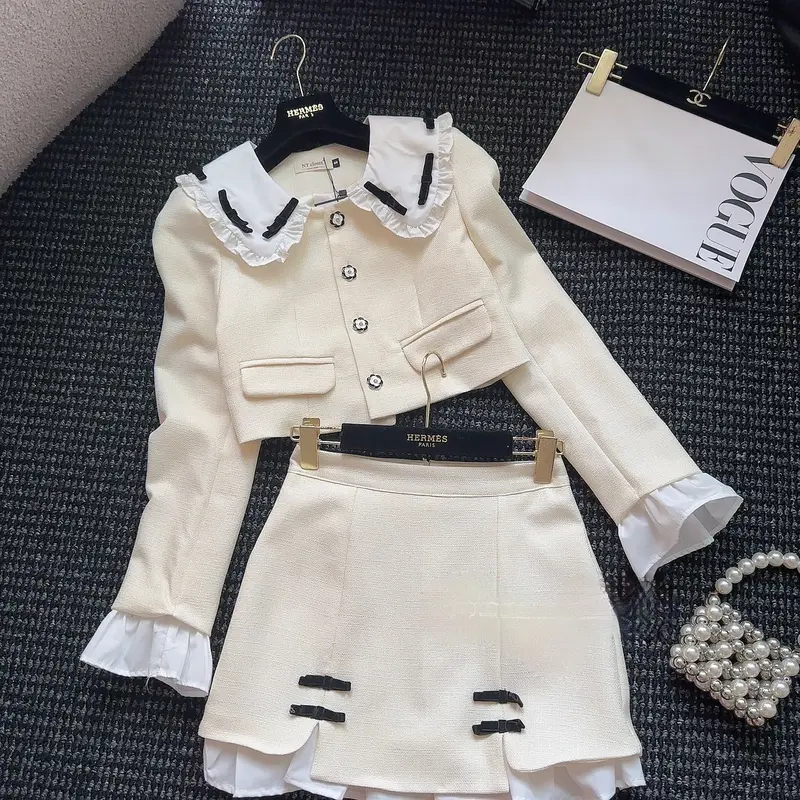 Set dạ 2 món cổ bèo 3