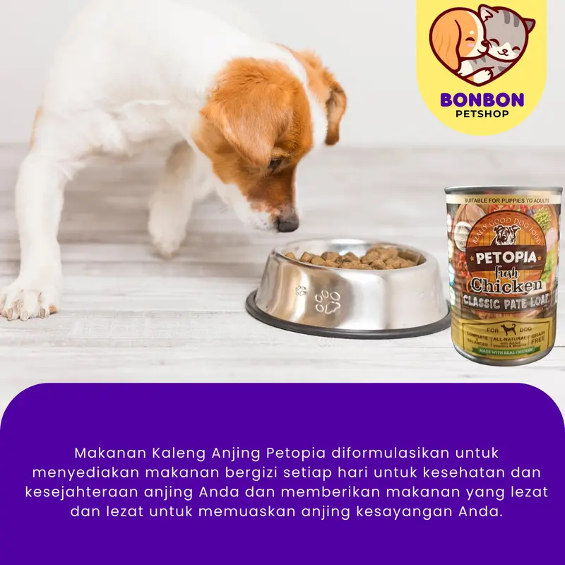 Petopia Kaleng Wet Dog Food Can Makanan Basah Anjing Petopia Puppy Premium Cuts 415 gr Petopia Lamb Chicken Beef 380gr 1