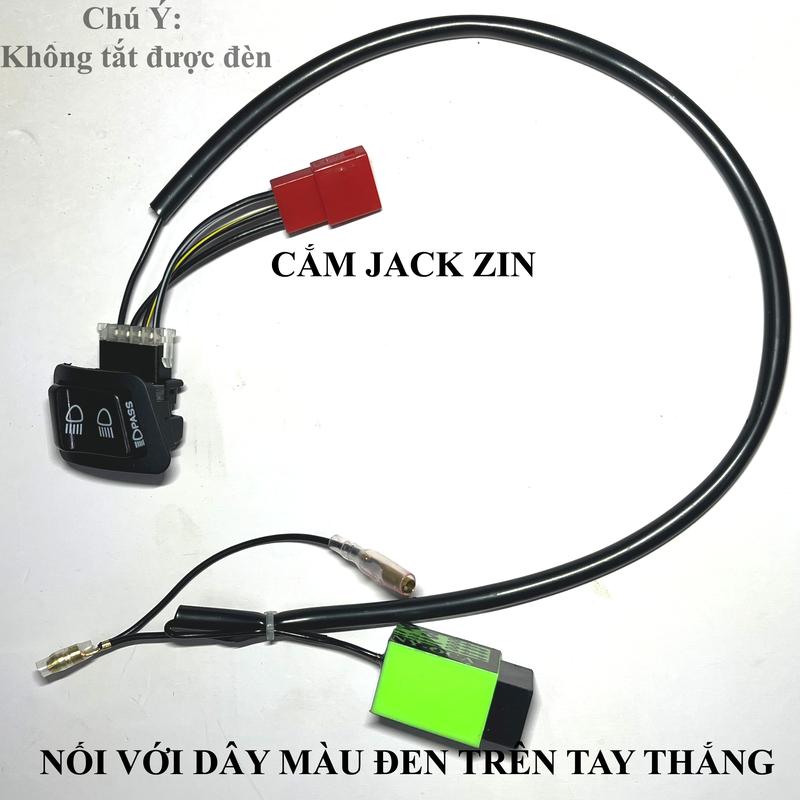 Công Tắc Passing WAVE Kèm Rắc Cắm, Nháy Pha cho Wave A 110, RSX 110, AB, Vision, Blade, Lead - SAMURAI MGP Chất Liệu chân đồng. Phụ Kiện Phụ Tùng