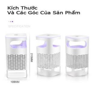 Đèn bắt muỗi thế hệ mới, máy bắt muỗi diệt côn trùng thông minh ( MẦU TRẮNG) 3