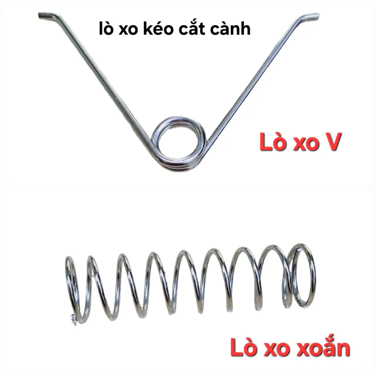 Lò xo dùng cho kéo cắt cành tại nhà sản xuất