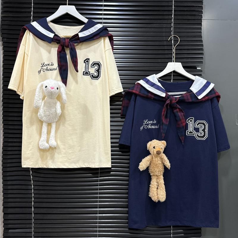  Áo phông kèm gấu kèm khăn số 13 