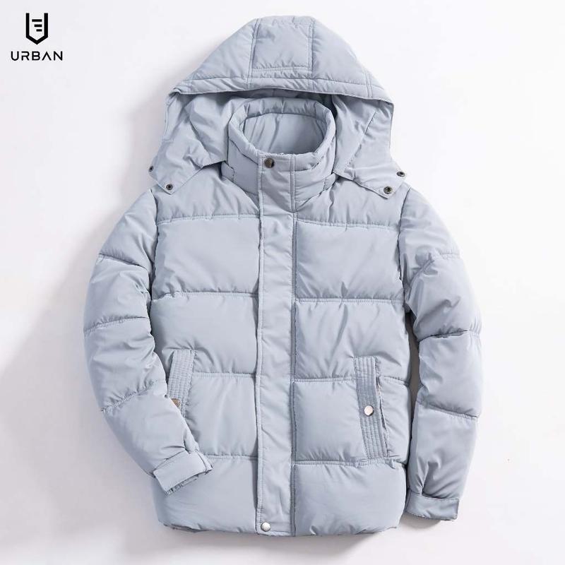 Áo Khoác phao Nam Parka URBAN Menswear Giữ Ấm Cực Tốt, Cản Gió, Không Bám Bụi, Chịu Nhiệt Tốt, trần bông Phom Dáng Trẻ Trung, Lịch Sự NO.12105 Nhung, có mũ, cổ cao, ao khoac co tru, áonam đẹp áophao aonam  dep
