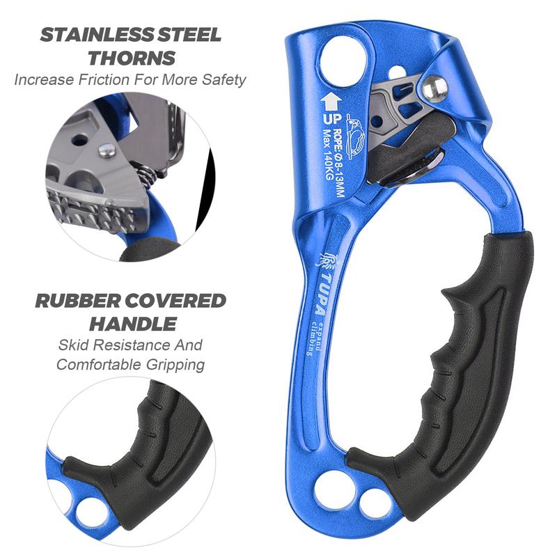 Product Introduction of Outdoor Hand Ascender Climbing Ascender 8-13mm Vertical Rope Access Climbing Rescue Caving 3