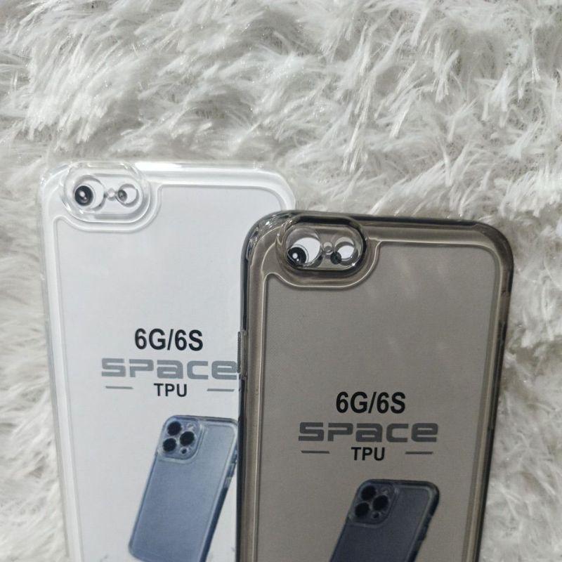 Softcase Casing IP 6G 6S Case silikon Clear Bening transparan pro Camera+ pelindung Camera bahan full karet tahan lama 4