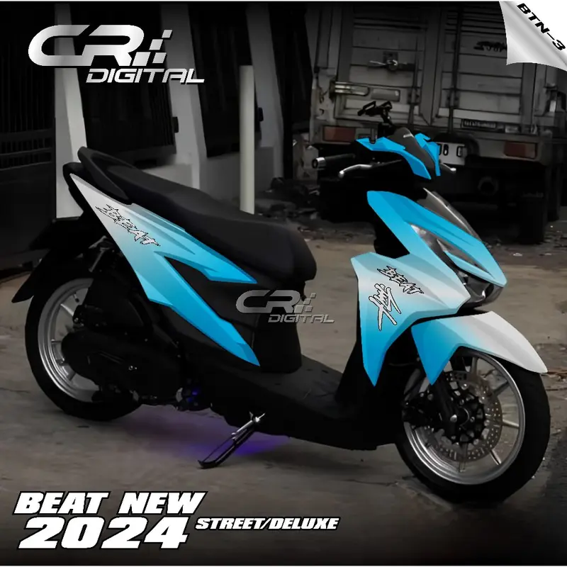 STIKER KEREN TERBARU Decal Sticker Honda Beat DELUXE 2024 COD FULL BODY NEW 0