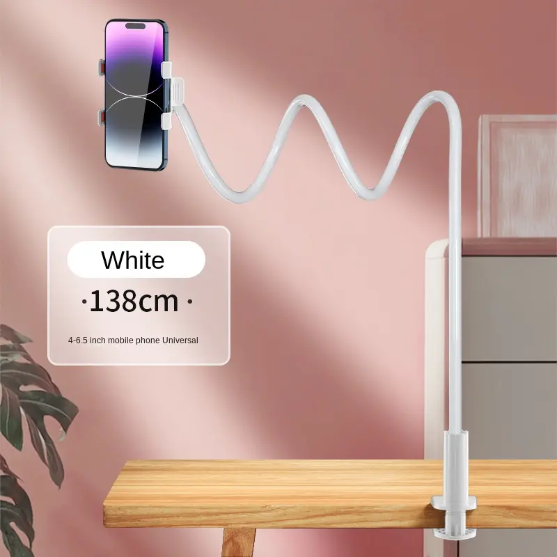 Giá Đỡ Điện Thoại Di Động Thiết Kế Ghim Từ Nhà Máy, Giá Đỡ Lười Đầu Giường Bàn, Sáng Tạo, Đa Chức Năng, Kẹp Xoay, Giá Chân Đế Hỗ Trợ Thông Dụng 7