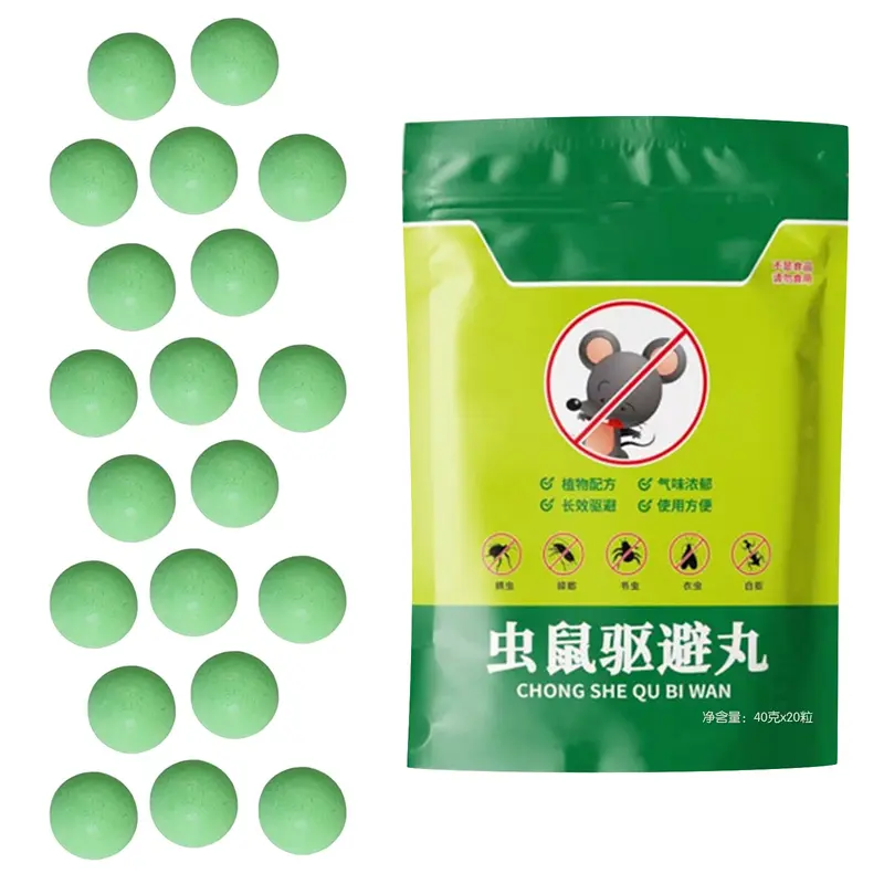 Bóng Máy Đuổi Chuột, Dầu Bạc Hà, Để Đuổi Chuột, Có Sẵn Trong 5 / 10 / 20 Cái, Được Làm Bằng Chiết Xuất Bạc Hà, Thích Hợp Để Kiểm Soát Chuột, Đuổi Chuột 8