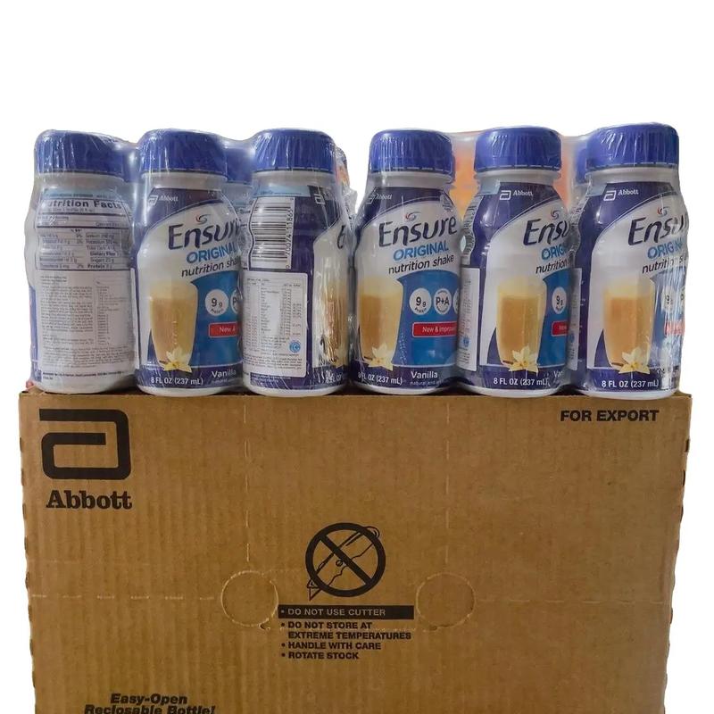 Thùng 24 chai sữa nước Ensure dạng lỏng 237ml ( date 8/2026 )