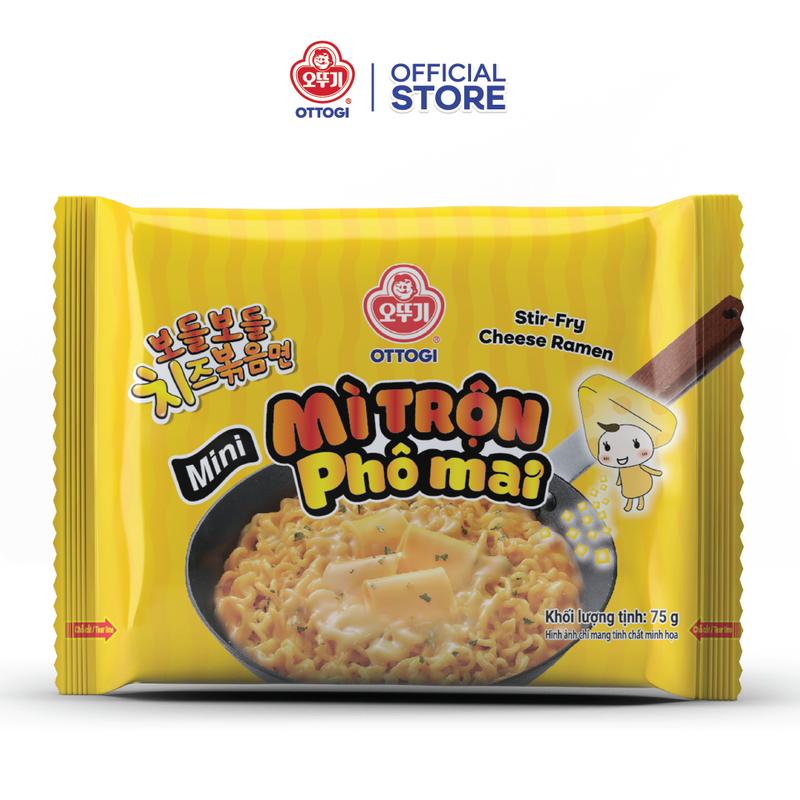 Combo 5 gói Mì Trộn Phô Mai Ottogi Mini 75g