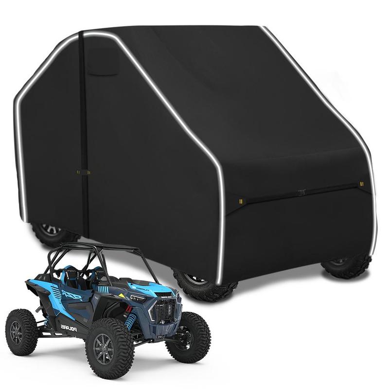 Product Introduction of Waterproof Car Cover, Car Cover with Reflective Strip, Windproof Design Car Cover for All Weather Protection, Universal Car Accessories for Size 125Lx58Wx71H Inch 0