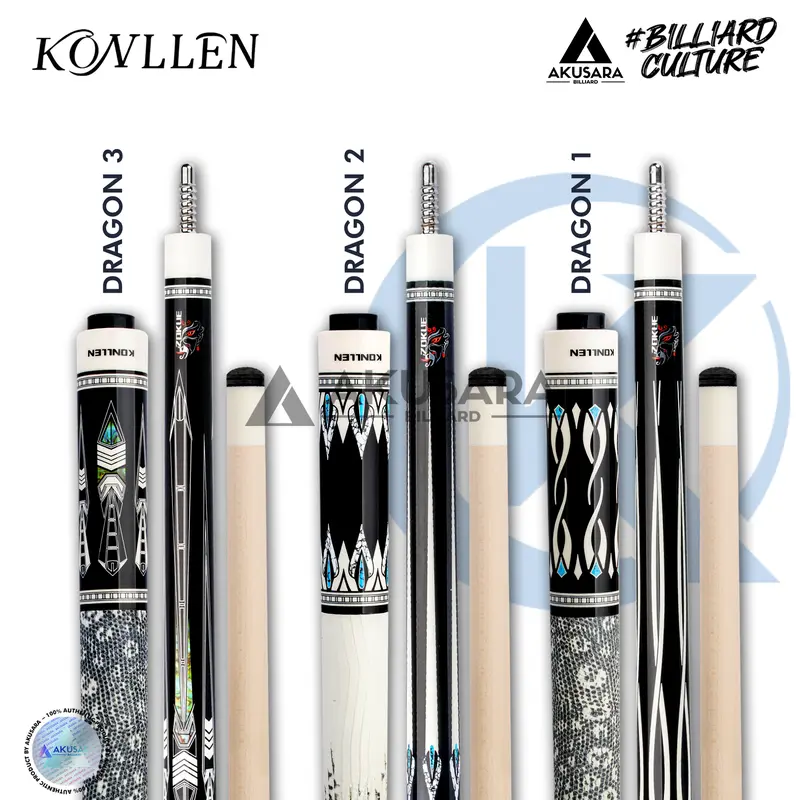 Konllen Dragon Series 12.5mm Cue Stick Billiard 0