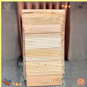 SALE!! PAPAN CUCI KAYU SIZE S M L PAPAN CUCI PENGGILESAN MESIN CUCI PAKAIAN MANUAL KAYU ALAT CUCI