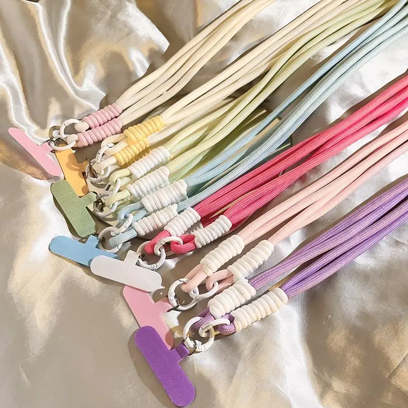 Macaron Cute Phone Lanyard - Universal Keychain Strap, Simple & Fashionable Crossbody Phone Strap