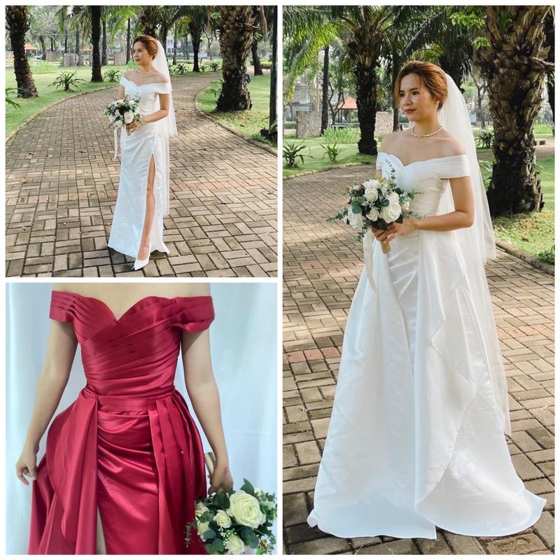 Váy cưới tà rời 2 kiểu Vanila dress 3