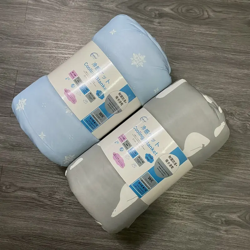 Chăn Hè Mền Thun Lạnh Chần Bông Cao Cấp FuKoJi Size 2mx2m1 1