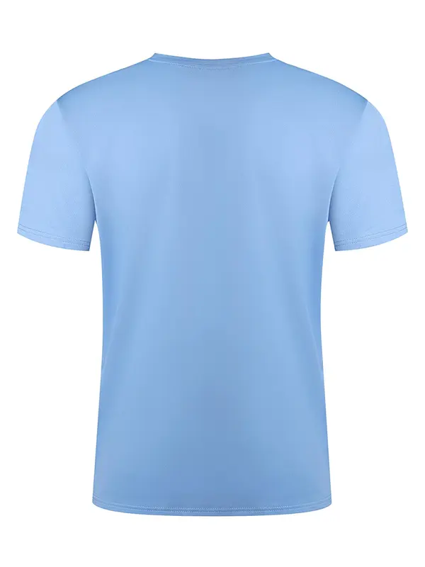 Men's Gothic Style Cross & Thorns Print Round Neck Tee, Regular Fit Street Fashion Casual Comfy Short Sleeve Crew Neck T-shirt for Summer, Fashion Men's Top for Daily Wear 7