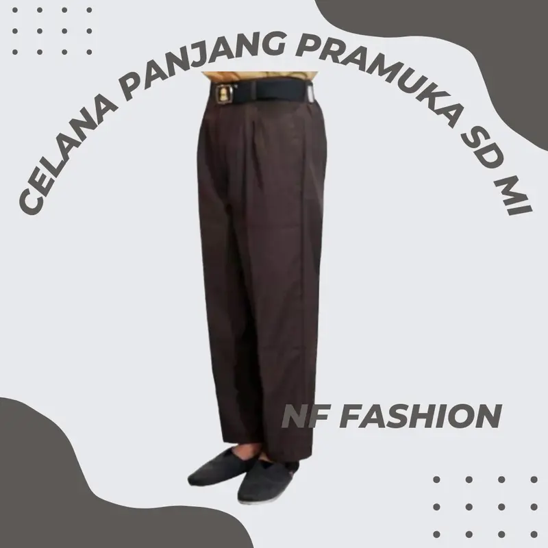 CELANA PANJANG PRAMUKA SD MI ANAK LAKI LAKI/CELANA SEKOLAH SD MI PRAMUKA ANAK LAKI LAKI Fashion 1