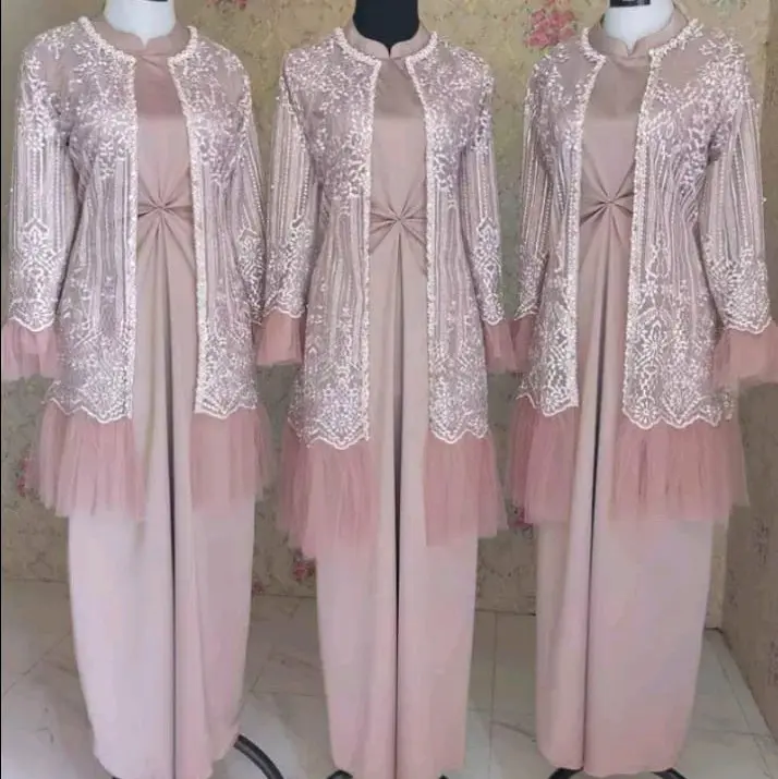 dress wanita model terbaru Promo Cokelat Bunga Polos Polka Dot