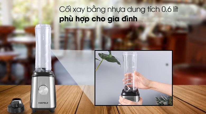Product Introduction of Máy Xay Sinh Tố Mini Cầm Tay, Bình Đựng 600ML HAFELE GS-621  (535.43.263) 6