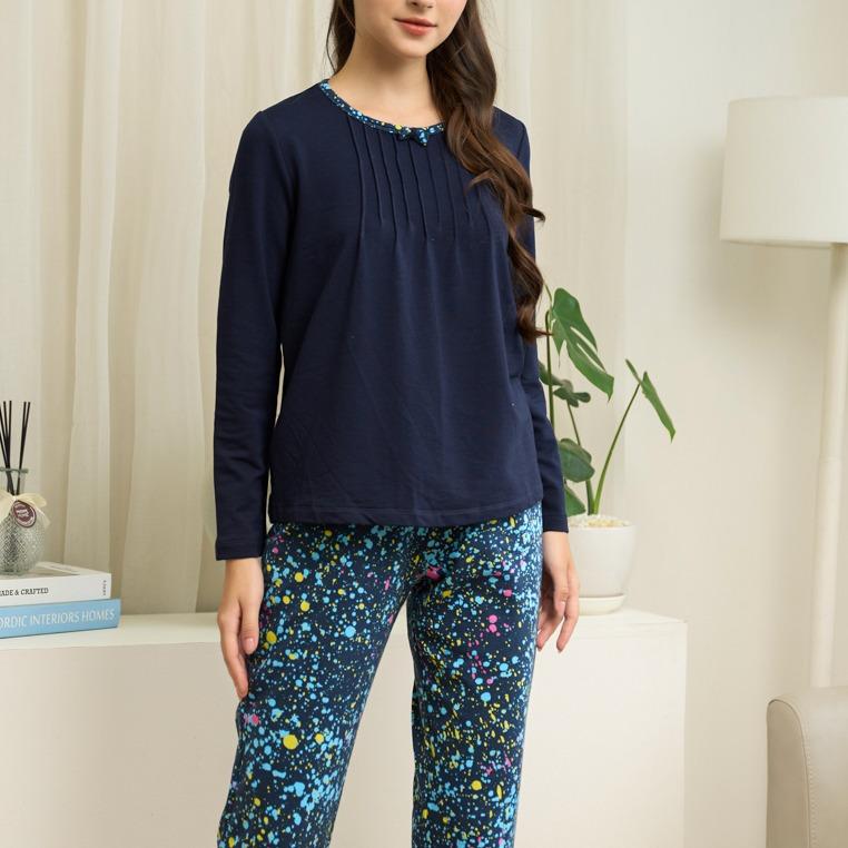 Bộ Quần Áo Thun Dài Nữ Vincyhomewear BTD050W31 4
