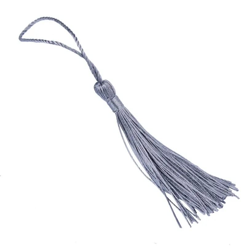 XDYZ Fashion Polyester Tassels with Hanging Ring Silk Sewing Buddha Bead Counter Ornament Pendant for Home Office Decoration