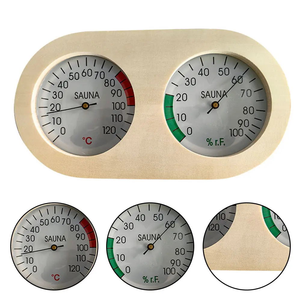 Humidity Gauge Hygrometer Device Sauna Environment Multifunctional Design Practical Usage User-Friendly For Home Use