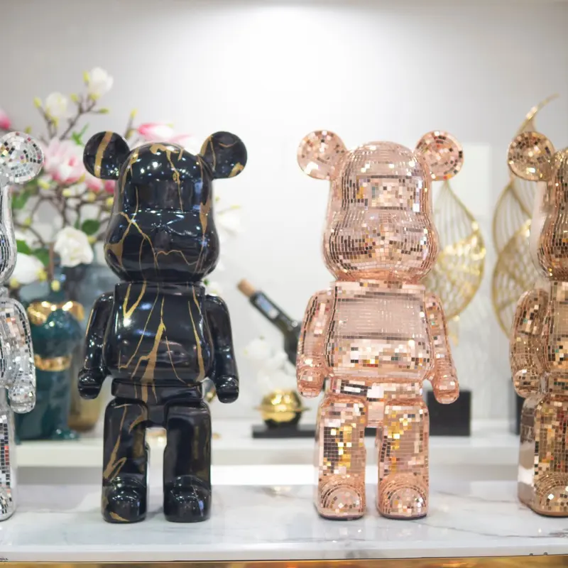 GẤU BearBrick 35cm - TRANG TRÍ NHÀ - DECOR SANG TRỌNG Decor Phòng Phòng Khách Tượng 2