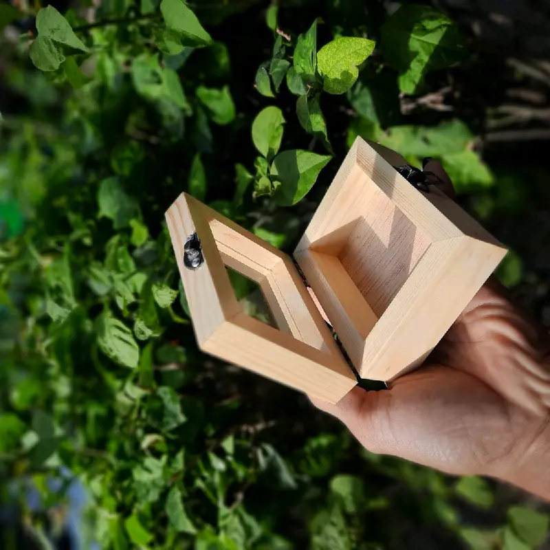 kotak kayu / kotak cincin / kotak perhiasan / kotak emas / kotak antam / kotak kayu rustic 2