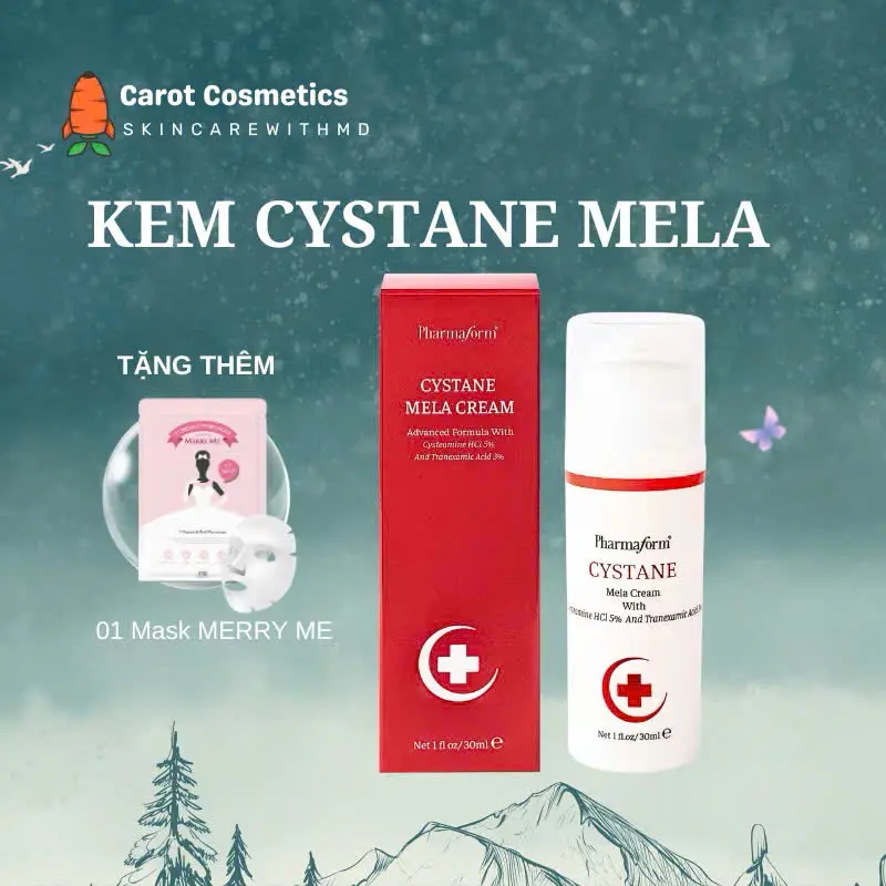 Kem nám, tán nhang, thâm mụn Cystane Melas Pharmaform