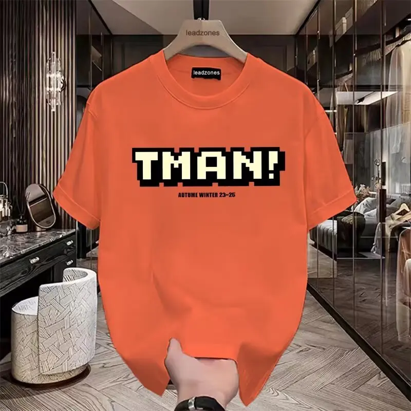 Áo Thun Ngắn Tay Thương Hiệu Thời Trang Ins, Dành Cho Nam Giới, Phong Cách Hip Hop Châu Âu Và Mỹ, Áo Mặc Bên Trong Áo Lớp Cơ Sở Cổ Tròn, Hàng Mới Về 2024, Thích Hợp Cho Mùa Hè Menswear