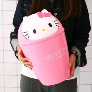 Tempat sampah hello Kitty pink / tempat sampah jumbo 10L hello Kitty / tempat sampah pink