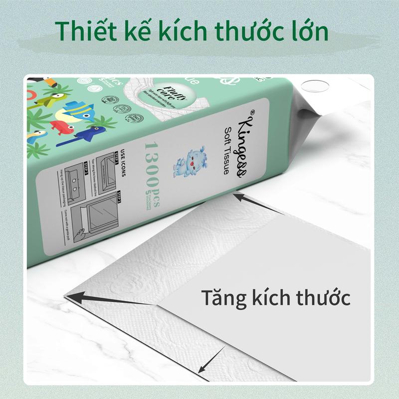(HN_HCM) Combo 12 Bịch Giấy Rút Treo Tường NHà KINGESS 5 Lớp khangi  ay tietkiem giấy  vệ 2