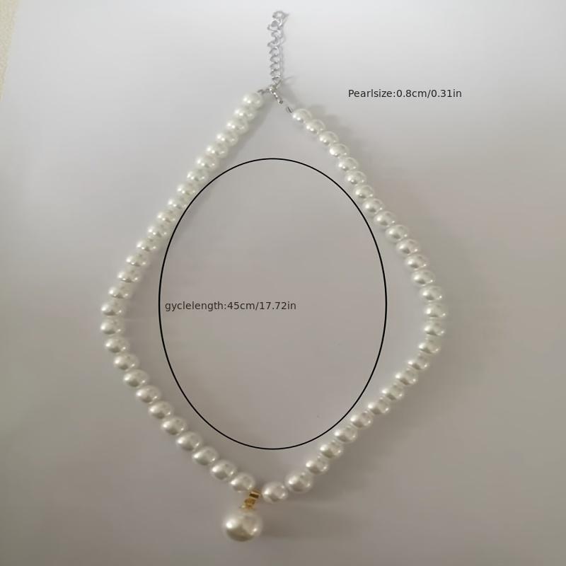 Vòng Cổ Ngọc Trai Nước Ngọt, Phong Cách Cổ Điển Sang Trọng Không Mạ, Phụ Kiện Hàng Ngày Thanh Lịch Và Sành Điệu, Món Quà Hoàn Hảo Cho Ngày Của Mẹ, Thời Trang Tuyệt Vời Cho Các Bữa Tiệc Và Những Dịp Đặc Biệt day  chuyen ngoc 1