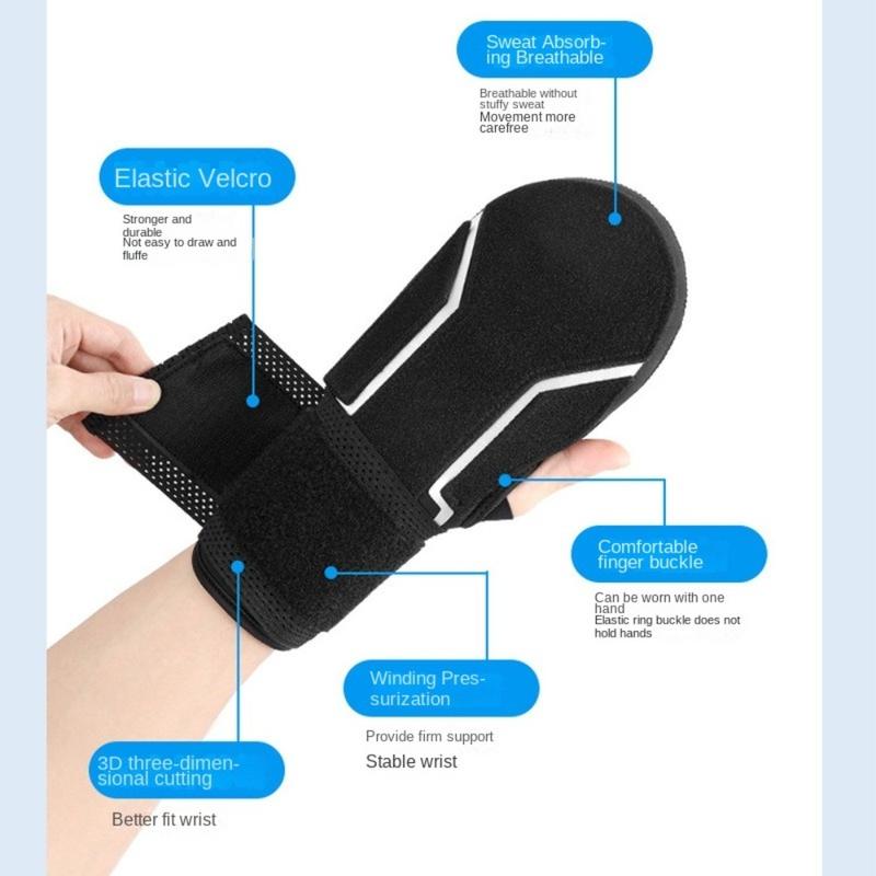 Product Introduction of FQN55 Breathable Baseball Sliding Glove Hand Protector Adjustable Wrist Softball Hand Cover Left /Right Elastic Softball Sliding Guard Outdoor Sports Exercise 11
