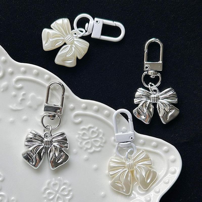 Product Introduction of Bow Tie Bag Pendant Belonging To The High-end Style Bow Keychain Niche Design Handbag Pendant 13