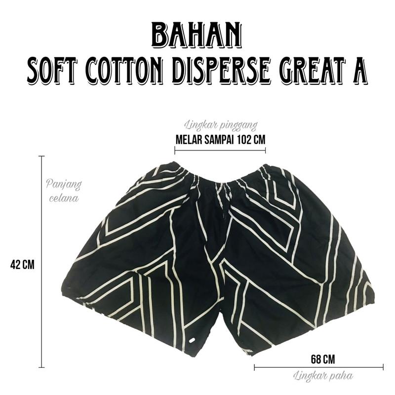 Product Introduction of (PROMO 5PCS) Celana Pendek Boxer Dewasa Unisex Pria Wanita motif Katun shorts  Santai Surfing Distro 2
