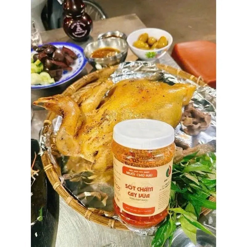 [COMBO 2 HŨ] MUỐI CHÚ HẢI 500G - SỐT CHẤM GIA VỊ chuhai sốt chú hải 4