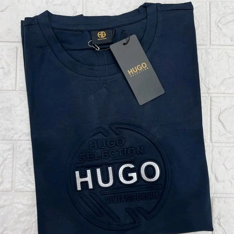 kaos Hugo selection original import/kaos oblong Hugo selection original/kaos dewasa/kaos cowok 7