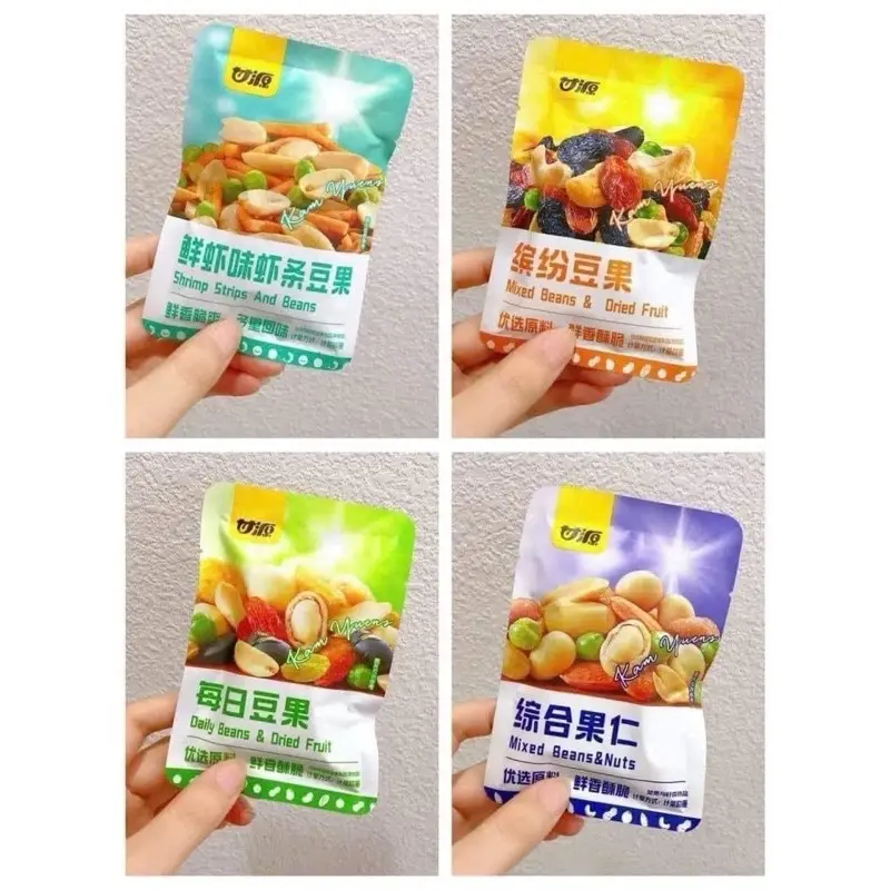 1kg Gói Hạt Mix Dinh Dưỡng GANYUAN gói, Mix Trái Cây Sấy Giòn, Hạt Ngũ Cốc Sấy Khô Tẩm Tẩm Vị Nội Địa, Ít Chất Béo Vị Trái Cây Tự Nhiên - Food có túi ngũ cốc ăn sáng ngũ cốc & yến mạch có không caffeine 7 4