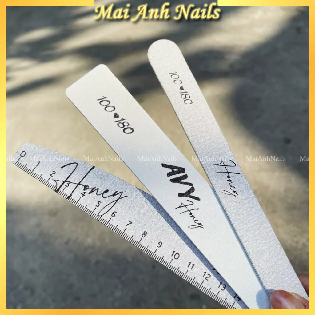 Dũa dày + mỏng AVY độ nhám 100/180 hàng mới về MaiAnhNails
