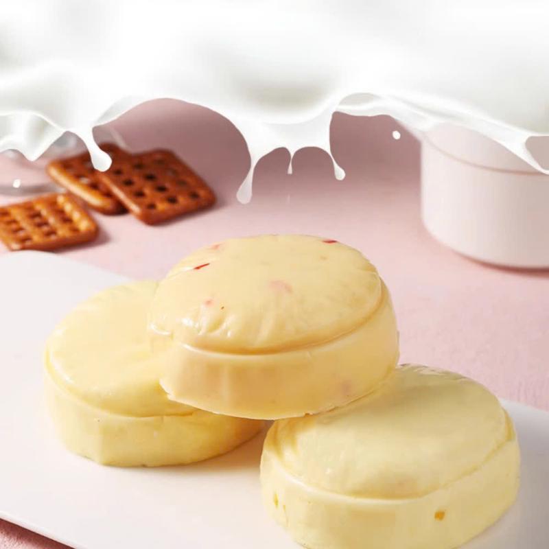 Bánh Sữa Chua Hy Lạp Dẻo Thơm Nguyên Chất Bánh Sữa Chua Non Không Đường Nhiều Dinh Dưỡng - Ăn Vặt Deku