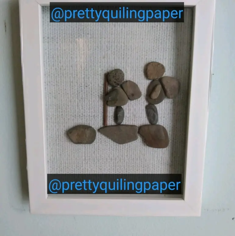 HIASAN DINDING SENI BATU PRETTY QUILING PAPER 3