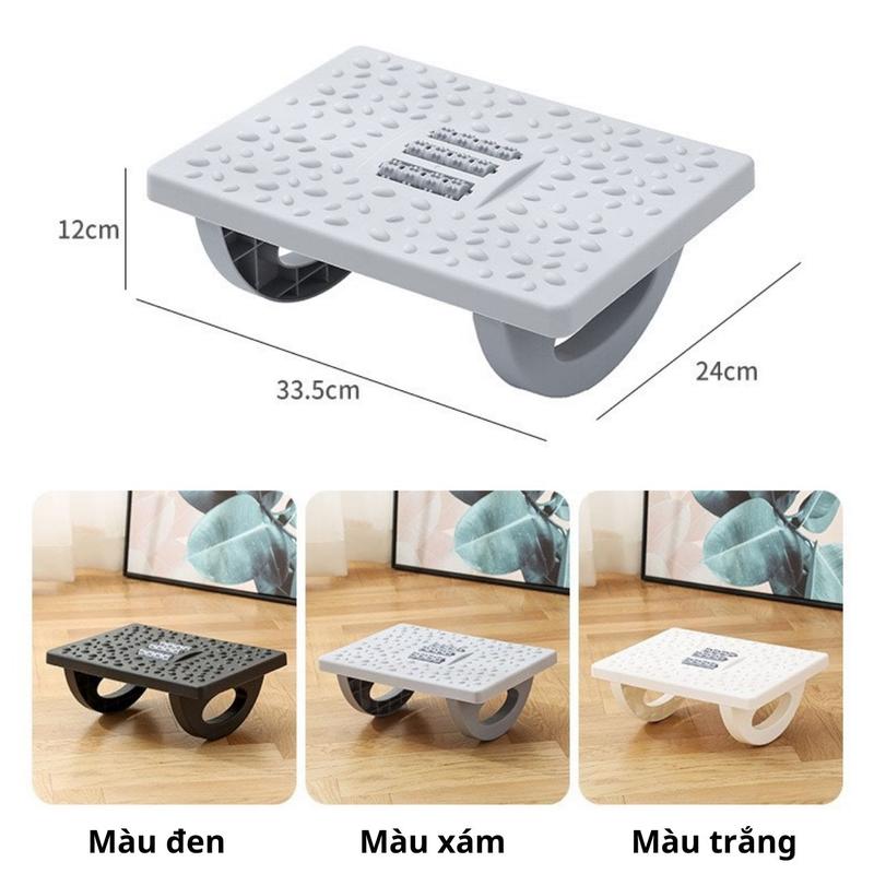 Product Introduction of Ghế kê chân văn phòng massage lòng bàn chân giúp giảm stress lưu thông máu, Ghế gác chân điều chỉnh tư thế ngồi học làm 8