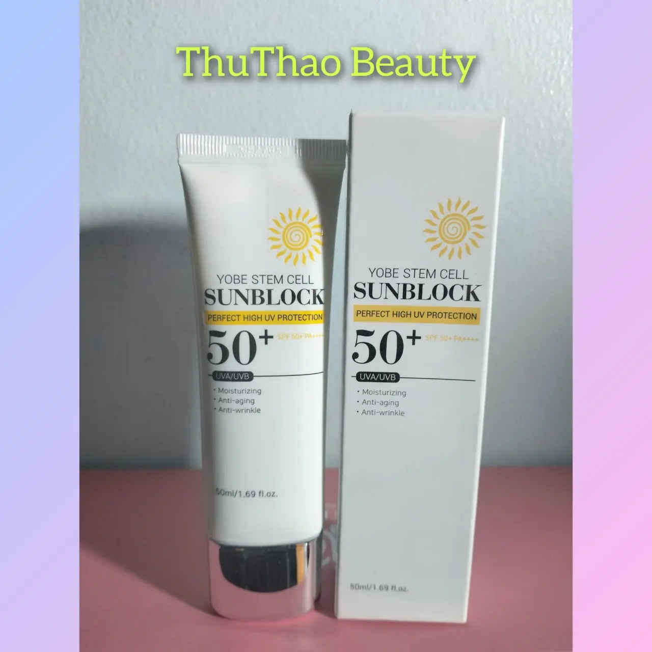 K21_KEM CHỐNG NẮNG TẾ BÀO GỐC YOBE CELL SUNBLOCK 50ML