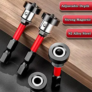 【NestThai】Magnetic Screwdriver Head Hex Shank 1 PCS ，Adjustable Magnetic Bit Anti Slip Anti Impact