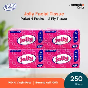 Tissue Jolly 250 sheets isi 4 Tisu