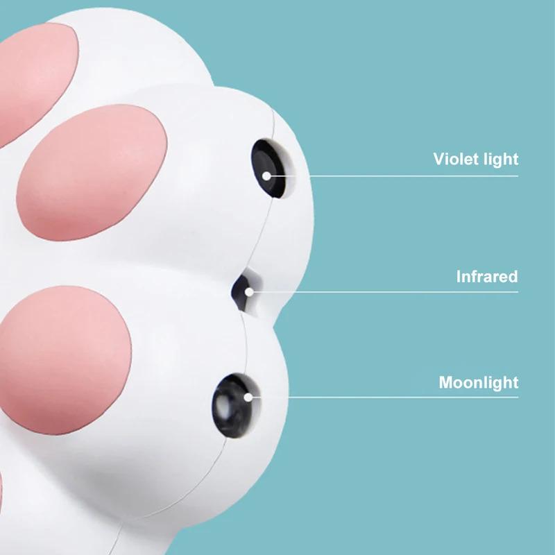 Pet Cat Toys USB Rechargeable Laser Toy Transform Pattern for Cats Interactive Funny Kitten Training Laser Toy Cat Accessories 4