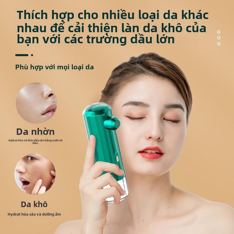 Máy phun oxy nano dưỡng da mặt tại nhà – Cầm tay nhỏ gọn, xịt khoáng siêu mịn, truyền tinh chất & dưỡng ẩm sâu, máy hấp facial chuyên nghiệp cho spa mini tại nhà, chăm sóc da đa năng hot trend TikTok 2025, dùng cho mọi loại da 3