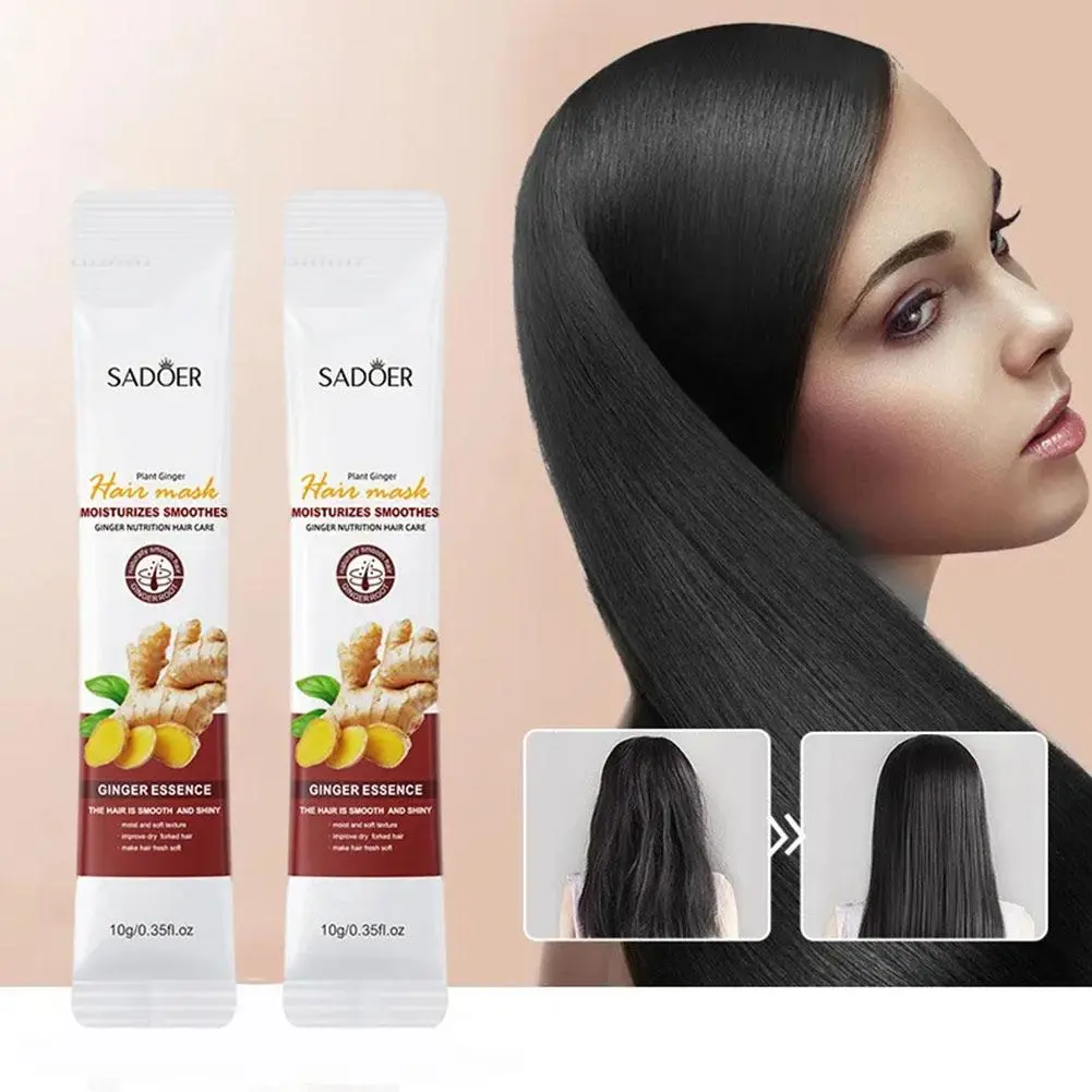 SADOER Ginger Essence Hair Mask Nourishes Hair Soft And Moisturizing Hair Mask